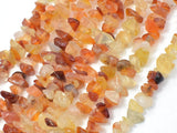 Carnelian Beads, 4-9mm Chips Beads, 34 Inch-BeadDirect