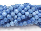 Jade Beads-Blue Gray, 8mm Round Beads-Gems: Round & Faceted-BeadDirect