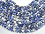 Matte Sodalite Beads, 10mm (10.5mm) Round Beads-Gems: Round & Faceted-BeadDirect