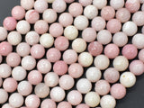 Pink Opal, 8mm(8.3mm) Round Beads, 15.5 Inch-Gems: Round & Faceted-BeadDirect