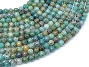 Chrysocolla-Natural , 6mm Round Beads-Gems: Round & Faceted-BeadDirect
