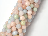 Beryl Beads, Aquamarine, Morganite, Heliodor, 8mm, Round-Gems: Round & Faceted-BeadDirect