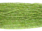 Peridot Beads, 3.8mm Round Beads-Gems: Round & Faceted-BeadDirect