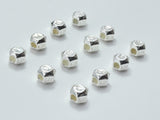 1pc 925 Sterling Silver Astrology Sign Beads, 7.8mm, Hexagon Beads, Zodiac Sign Beads, Big Hole 2.8mm-BeadDirect