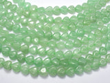 Green Aventurine 10mm Heart Beads, 15.5 Inch-BeadDirect