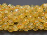 Citrine Beads, 10mm(10.5mm) Round Beads,-Gems: Round & Faceted-BeadDirect