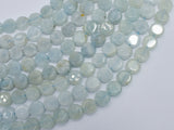 Aquamarine 8.5-9.5mm Coin Beads-BeadDirect