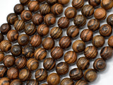 Tiger Skin Sandalwood Beads, 8mm Round Beads-Wood-BeadDirect