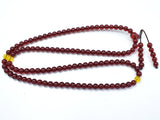 Blood Amber Resin, 6mm(5.8mm) Round Beads, 23 Inch, Approx 108 beads-Gems: Round & Faceted-BeadDirect
