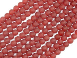 Matte Carnelian Beads, 6mm Round Beads-Gems: Round & Faceted-BeadDirect