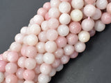 Pink Opal, 8mm(8.3mm) Round Beads, 15.5 Inch-Gems: Round & Faceted-BeadDirect