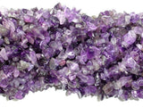 Amethyst Chips, Approx 4 - 9mm, 33 Inch-Gems: Nugget,Chips,Drop-BeadDirect