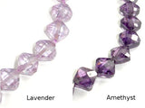 CZ beads, 6 x 6 mm Faceted Diamond-Cubic Zirconia-BeadDirect