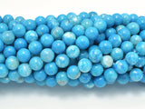 Blue Fire Agate, 8mm (8.3mm) Round-Agate: Round & Faceted-BeadDirect