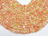 Jade - Multi Color, 8mm Faceted Star Cut Round, 15 Inch-BeadDirect