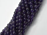 Amethyst Beads, 6mm (6.5mm) Round-Gems: Round & Faceted-BeadDirect