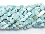 Dominican Larimar Beads, 5x7mm, Nugget Beads-BeadDirect