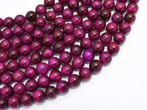 Tiger Eye-Fuchsia 8mm Round-BeadDirect