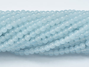 Malaysia Jade - Aquamarine, 4mm (4.4mm)-BeadDirect