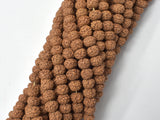 Rudraksha Beads, 4.5x5.5mm Rondelle Beads-Wood-BeadDirect