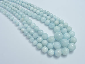 Aquamarine 6mm-14mm Graduated Round-BeadDirect