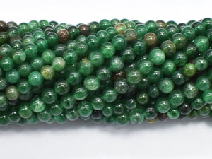 Green Mica Muscovite in Fuchsite 4mm-BeadDirect