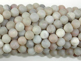Druzy Agate Beads, Geode Beads, 6mm(6.5mm) Round Beads-Agate: Round & Faceted-BeadDirect