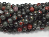 African Bloodstone, 8mm Round Beads-BeadDirect