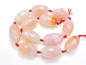 Agate Beads,18x29mm Faceted Rice Beads-BeadDirect