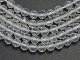 Clear Quartz 3.8mm Micro Faceted Round-BeadDirect