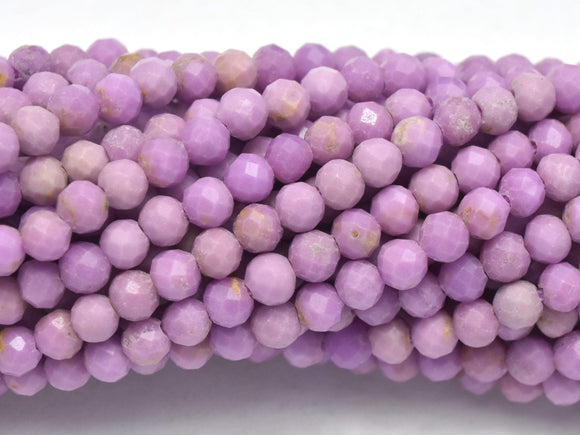 Phosphosiderite Beads, 3mm Faceted Micro Round-Gems: Round & Faceted-BeadDirect