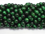 Tiger Eye-Green 8mm Round-BeadDirect