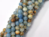 Blue Calcite 8mm (8.5mm) Round-BeadDirect