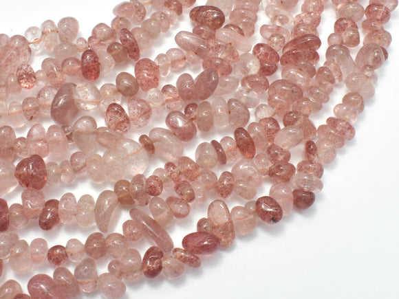 Strawberry Quartz Beads, Lepidocrocite Beads, Chips, 4mm -9mm-Gems: Nugget,Chips,Drop-BeadDirect