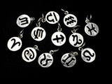 925 Sterling Silver Astrology Sign Charms-Metal Findings & Charms-BeadDirect