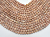 Sunstone Beads, Round, 6mm-BeadDirect