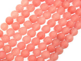 Matte Cherry Quartz Beads, Round, 10mm-Gems: Round & Faceted-BeadDirect