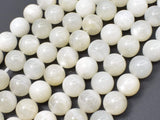 White Moonstone, 10mm Round Beads-Gems: Round & Faceted-BeadDirect