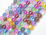 Mystic Aura Quartz-Multi Color, 8mm (8.5mm) Round-Gems: Round & Faceted-BeadDirect