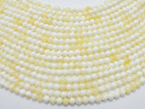 Mother of Pearl Beads, MOP, Creamy White, 6mm Round-Gems: Round & Faceted-BeadDirect