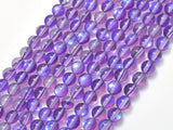 Mystic Aura Quartz - Purple, 6mm (6.5mm)-BeadDirect