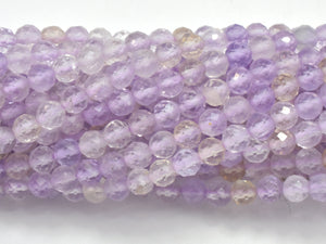 Ametrine Beads, 3mm (3.3mm) Micro Faceted Round-Gems: Round & Faceted-BeadDirect