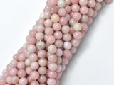 Pink Opal, 6mm (6.8mm) Round Beads-BeadDirect