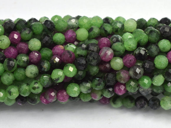 Ruby Zoisite 3mm Micro Faceted Round-BeadDirect