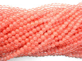 Cherry Quartz Beads, Round, 4mm-BeadDirect