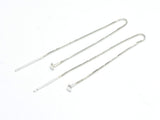 4pcs 925 Sterling Silver Earwire-Metal Findings & Charms-BeadDirect