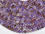 Super Seven Beads, Cacoxenite Amethyst, 8mm Round-Gems: Round & Faceted-BeadDirect