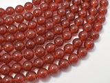 Carnelian Beads, Round, 8mm-Gems: Round & Faceted-BeadDirect
