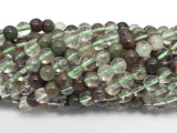 Phantom Quartz, Lodolite Quatz, 6mm Round-BeadDirect