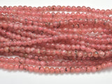 Rhodochrosite Beads, 3.6-3.8mm Round Beads-BeadDirect
